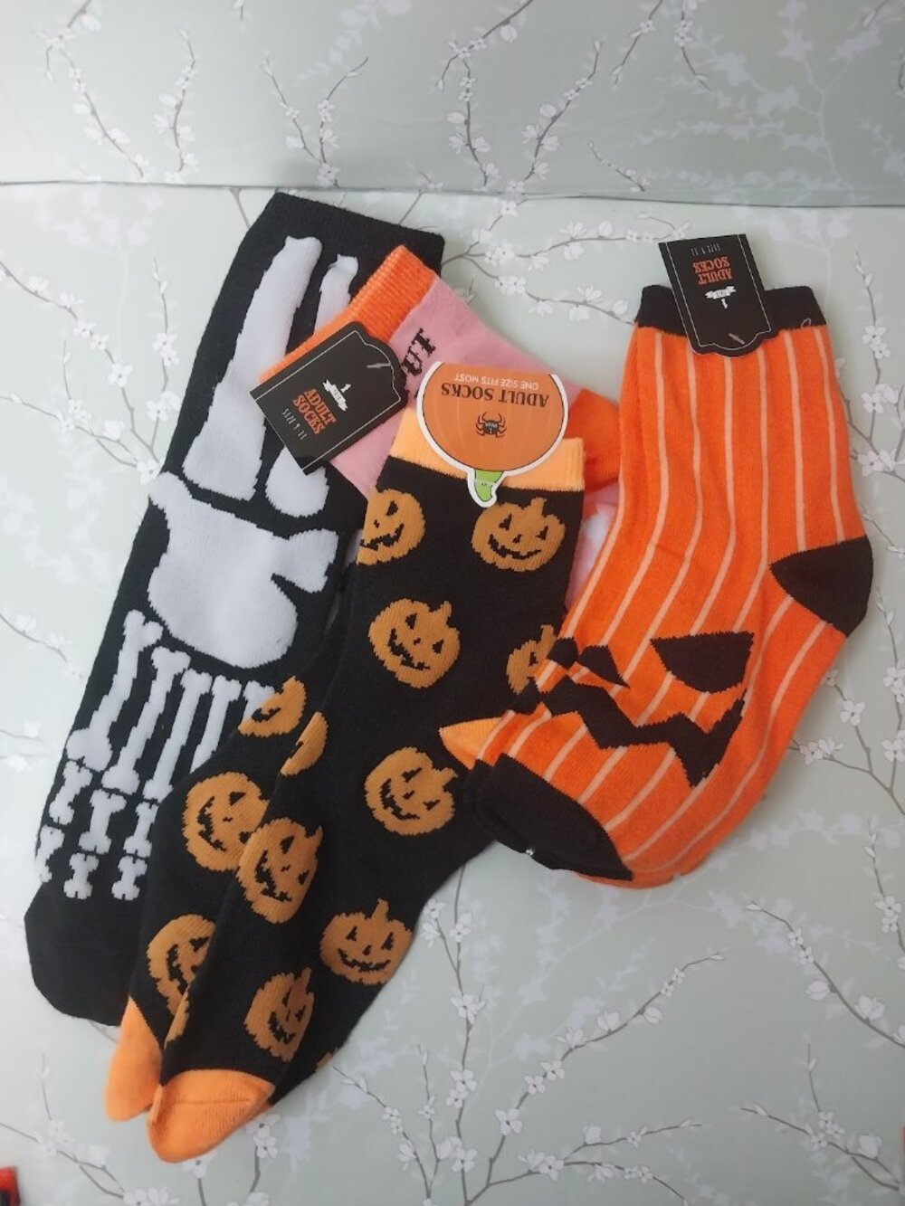 4 Pair of Halloween Socks